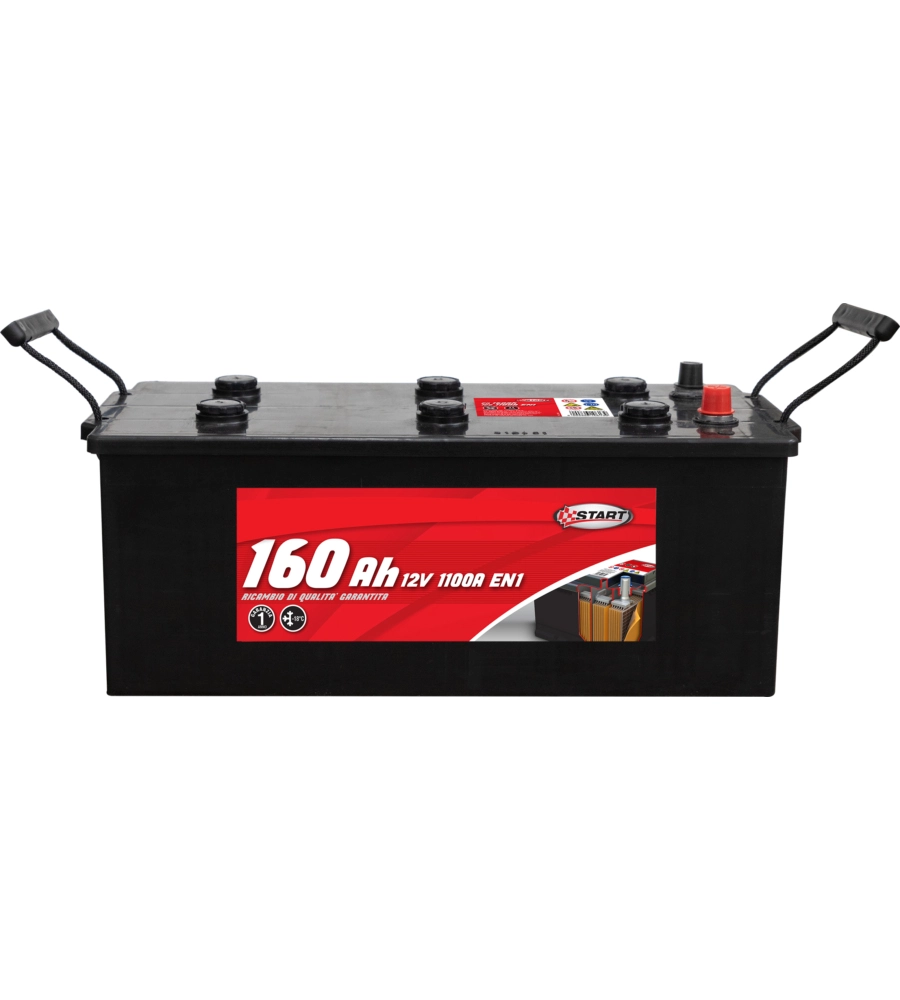 Batteria per autocarro e trattori 160 ah 12v 950a polo positivo sinistro